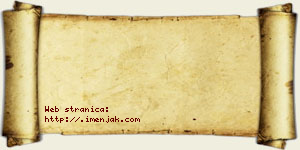 Jesenka Aleksandrić vizit kartica